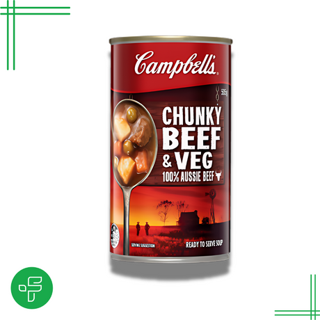 Campbell's Chunky Beef & Veg Soup 505g